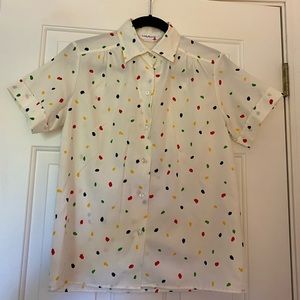 Lady Arrow vintage blouse 1970s large